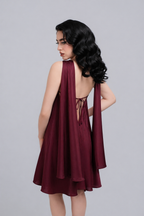 Carlota Dress in Cherry