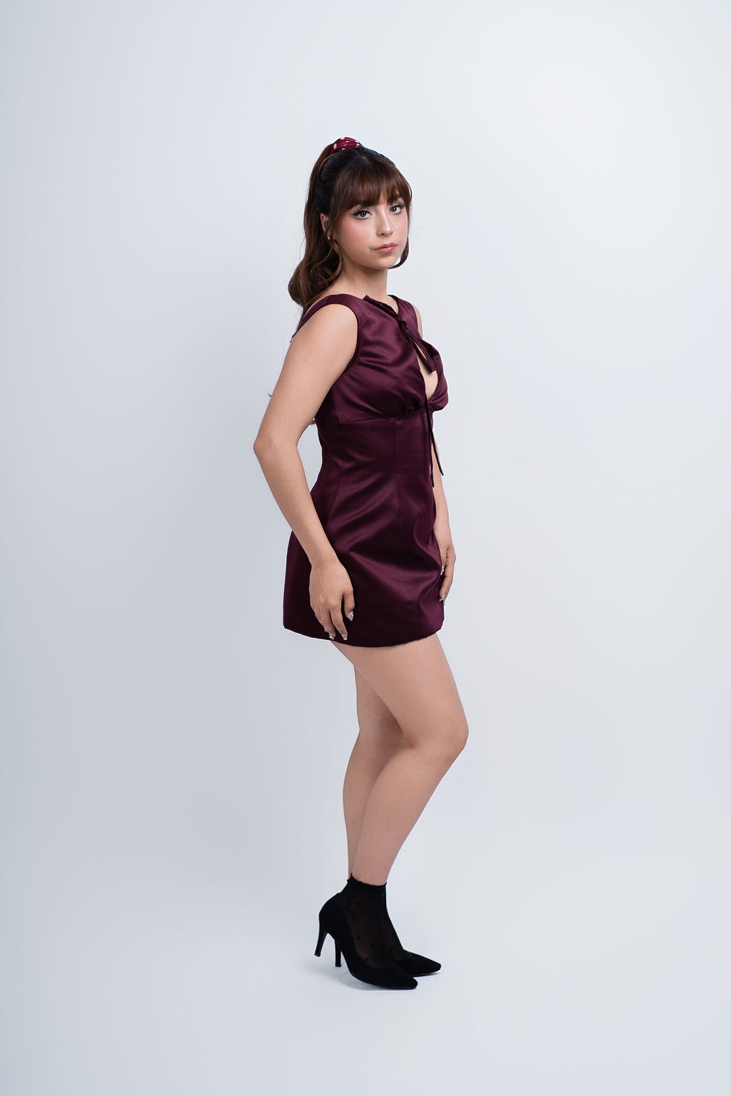 Olivia Dress in Cherry