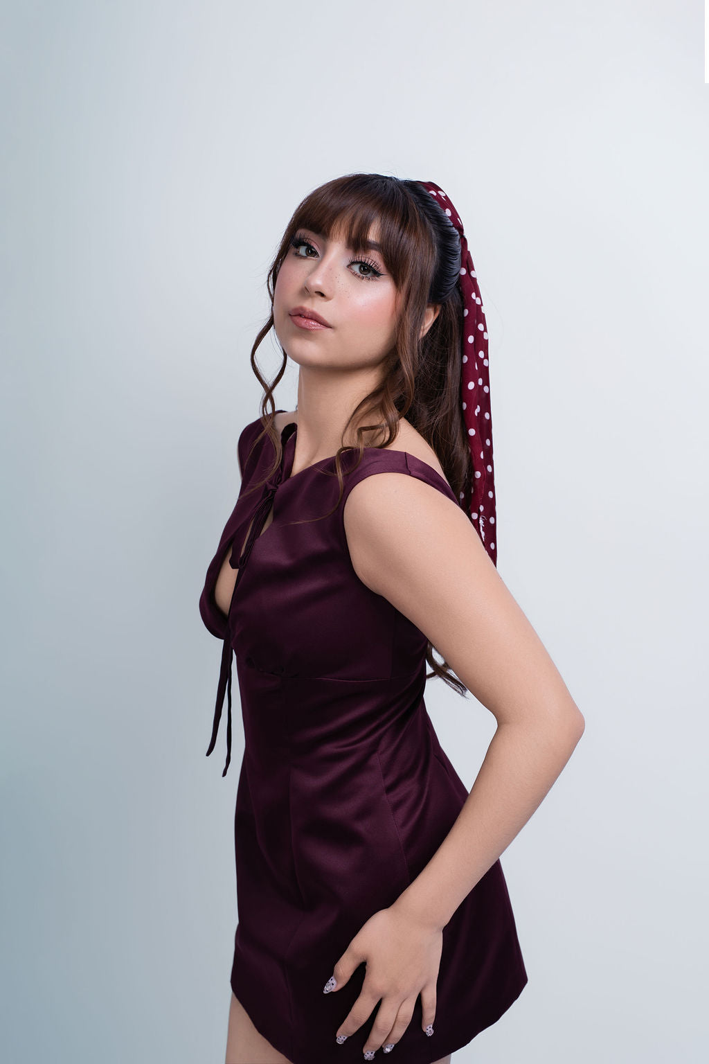 Olivia Dress in Cherry