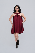 Carlota Dress in Cherry